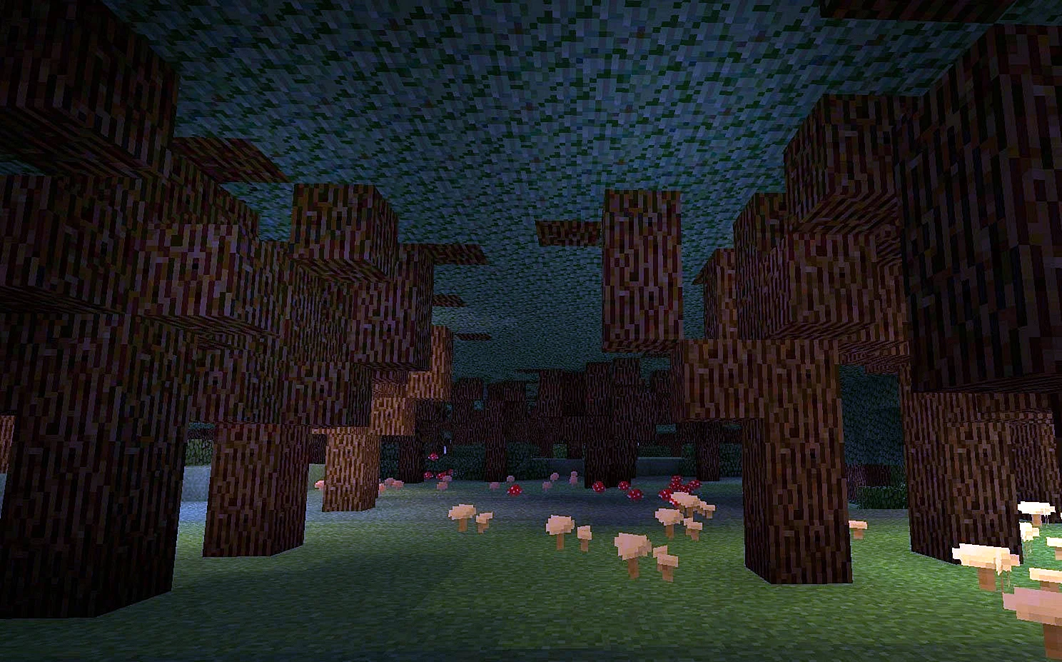 Minecraft темный лес