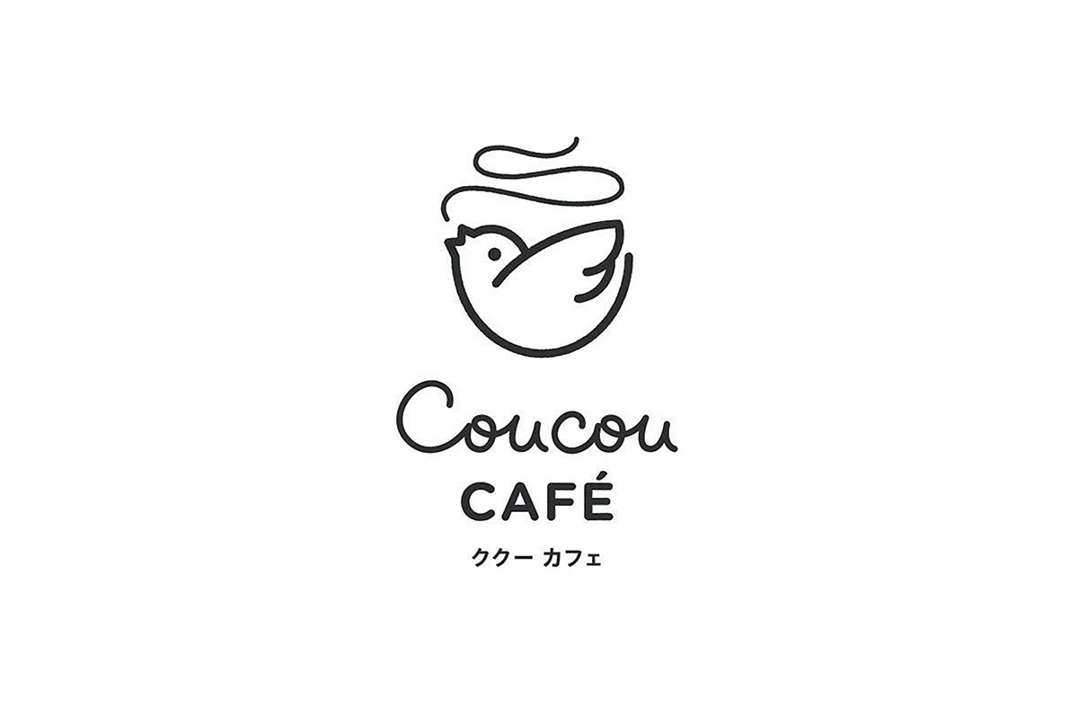 Минималистичные логотипы кафе