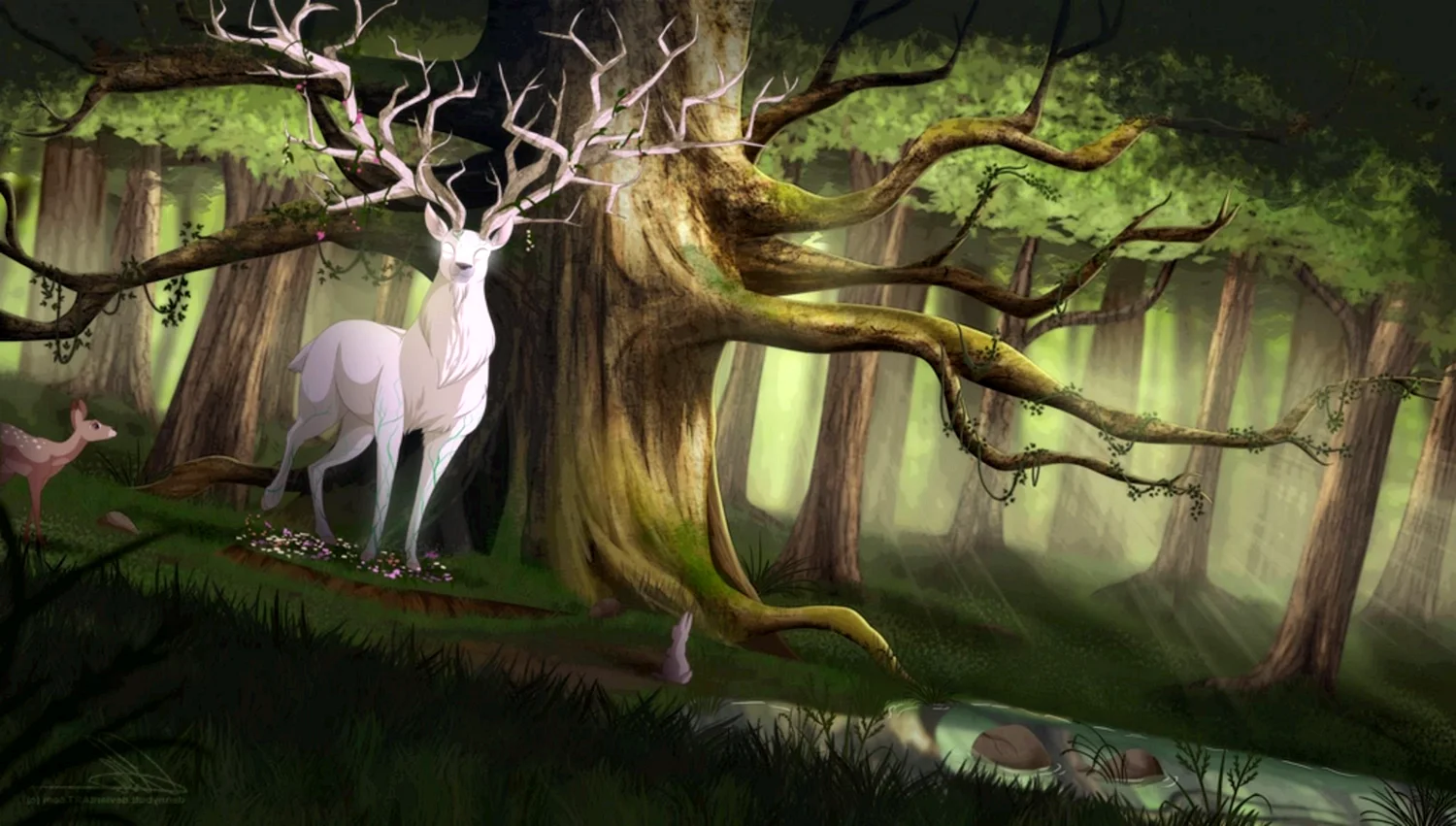 Мистические животные леса