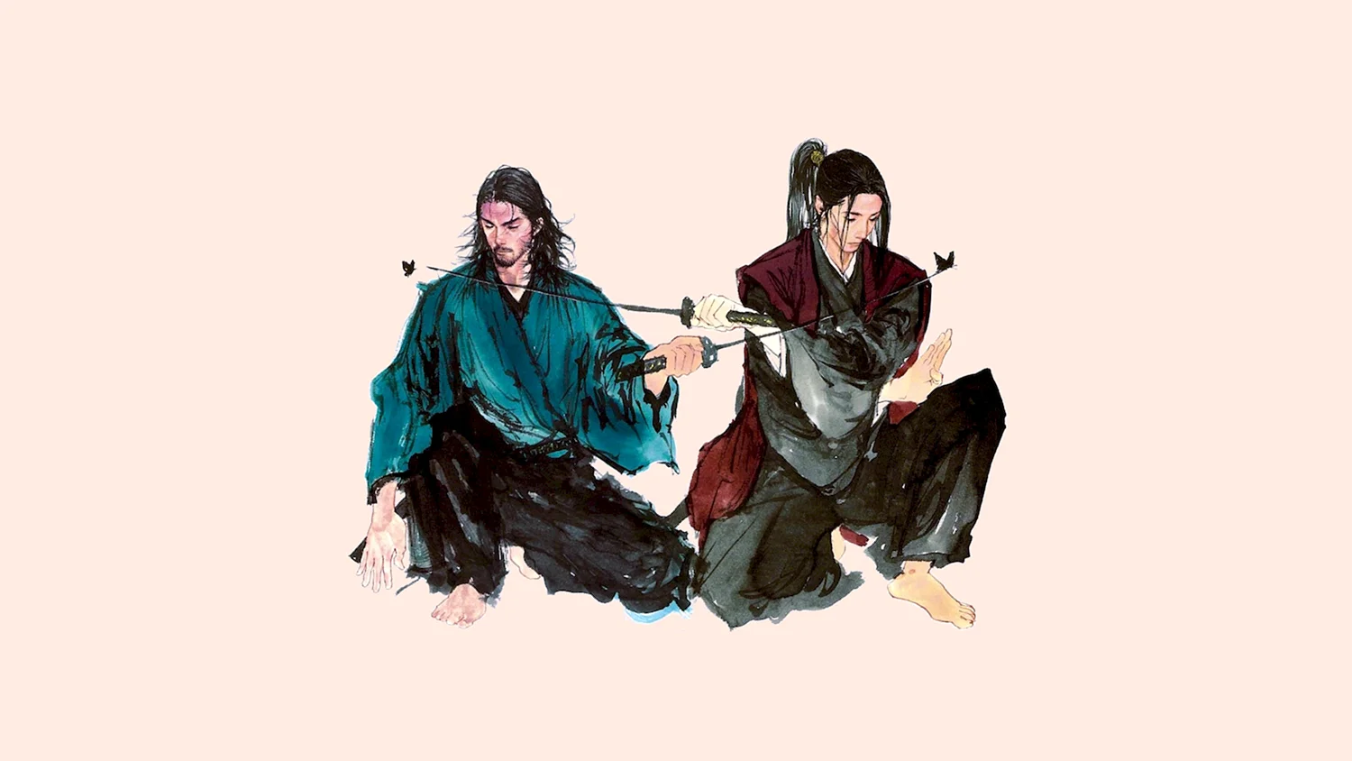 Miyamoto Musashi and Sasaki Kojiro