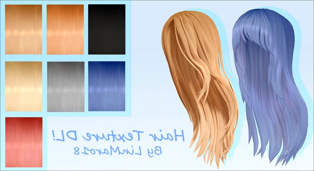 MMD Tex hair DL