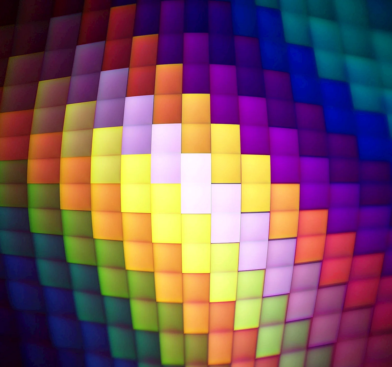 Много разноцветных квадратиков