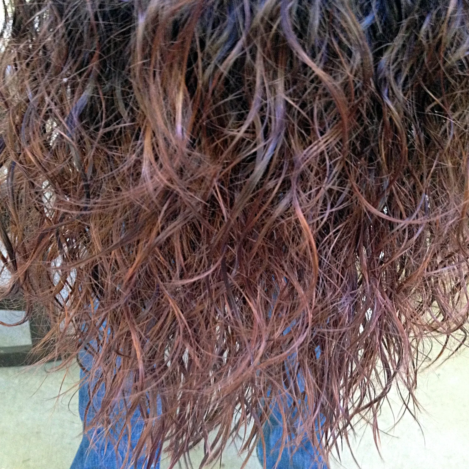 Мокрый эффект волос диффузором