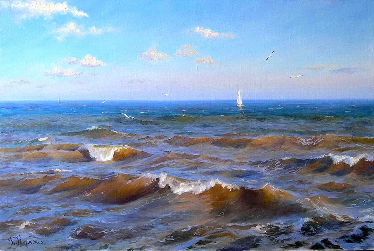 Море пейзаж Геннадий Кириченко
