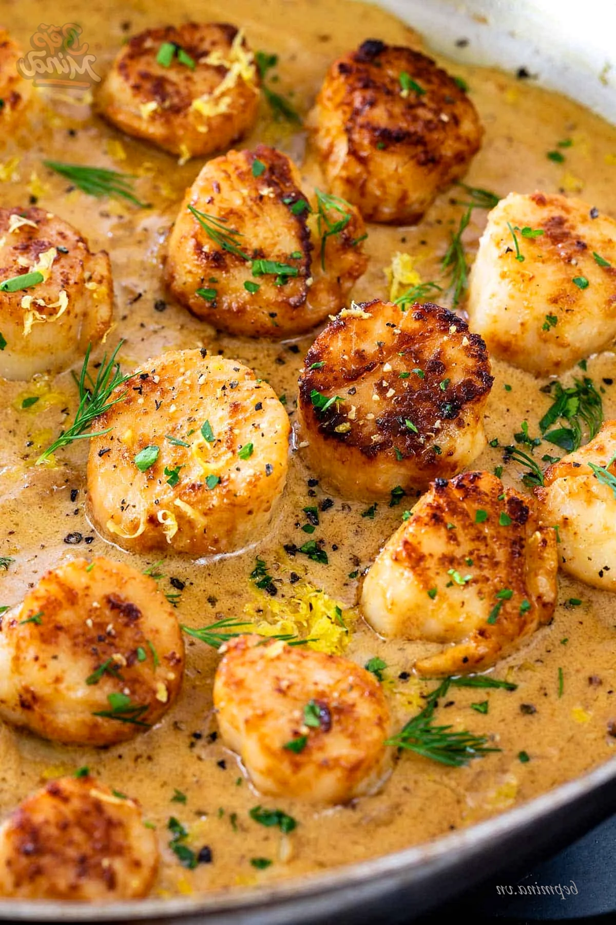 Морские гребешки приготовленные