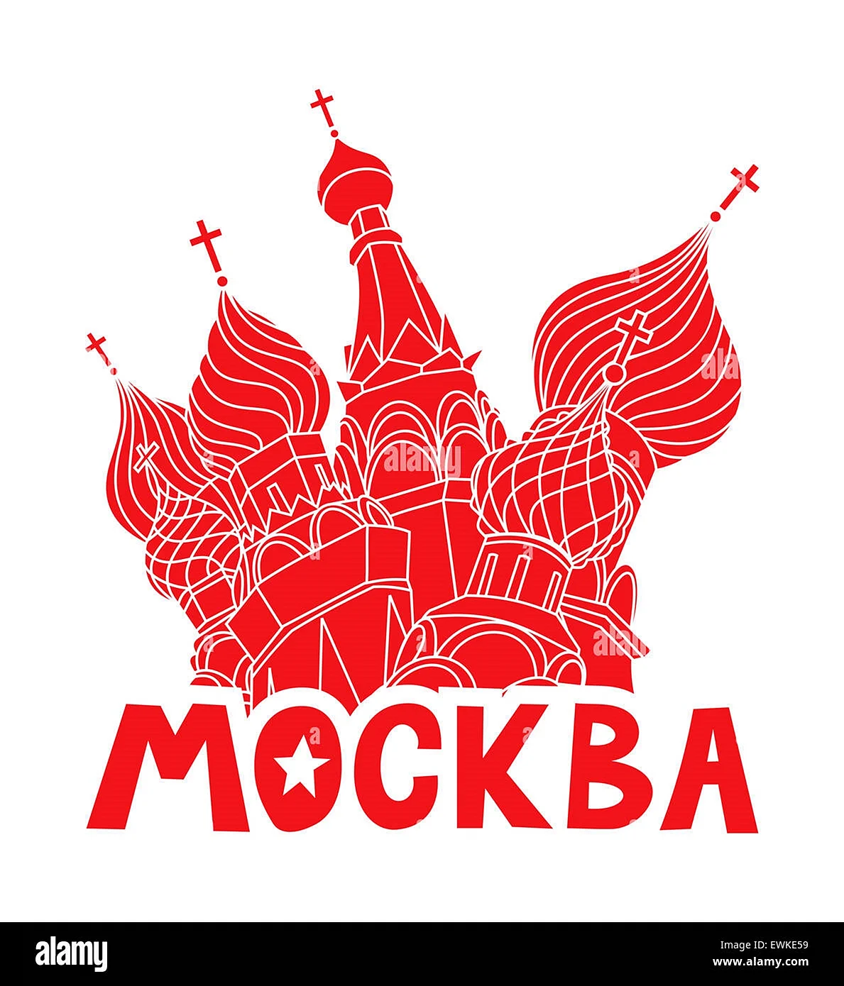 Москва надпись