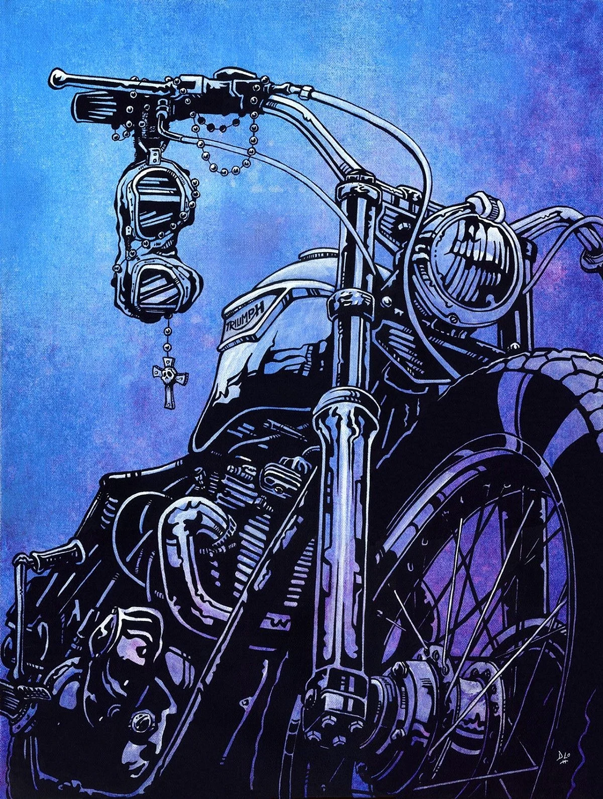 Мотоцикл арт