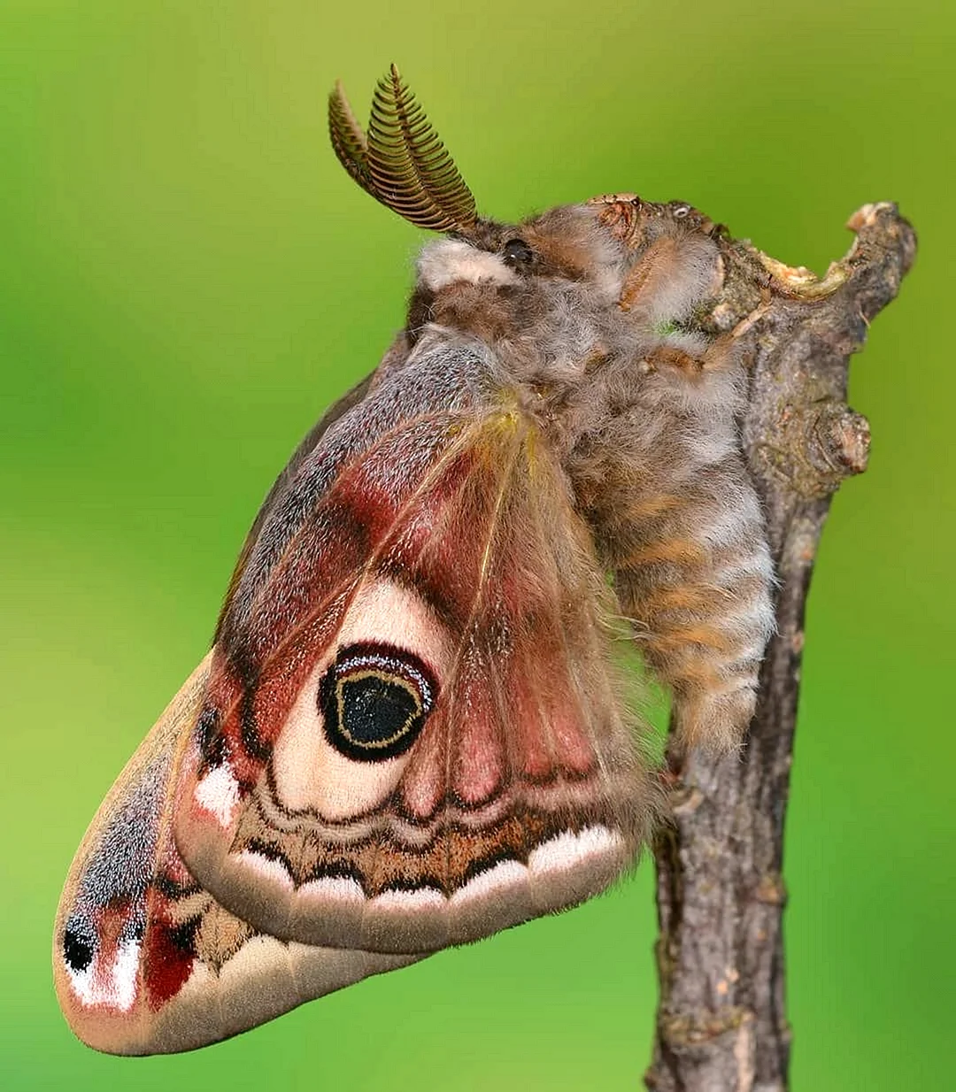 Мотылек с глазами на крыльях