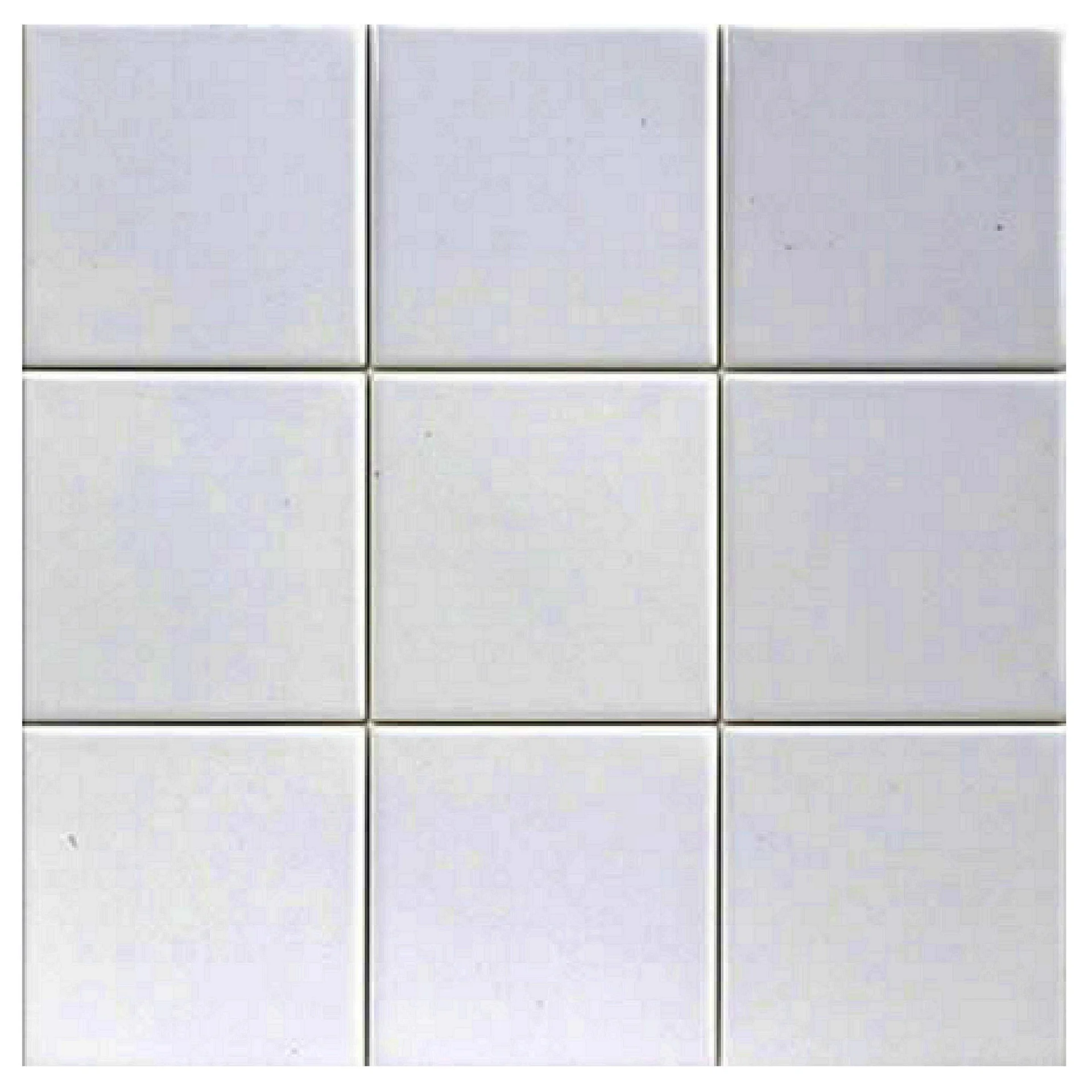 Мозаика керамическая 26,4х30,6х0,6 Medina White, глянцевая белая матовая