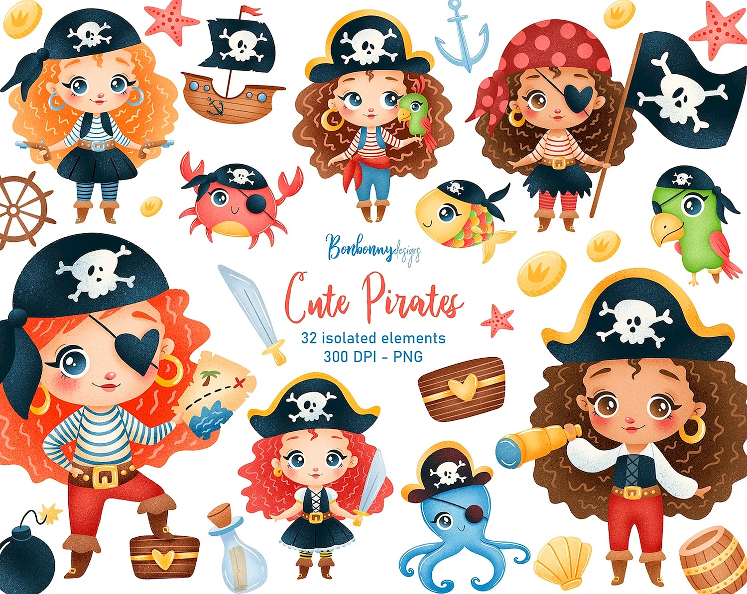 Мульт про пиратов девочек