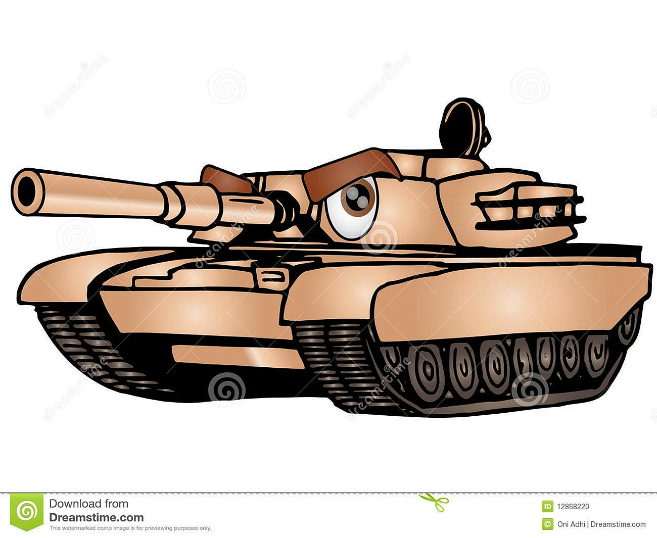 Мульт танк на белом фоне