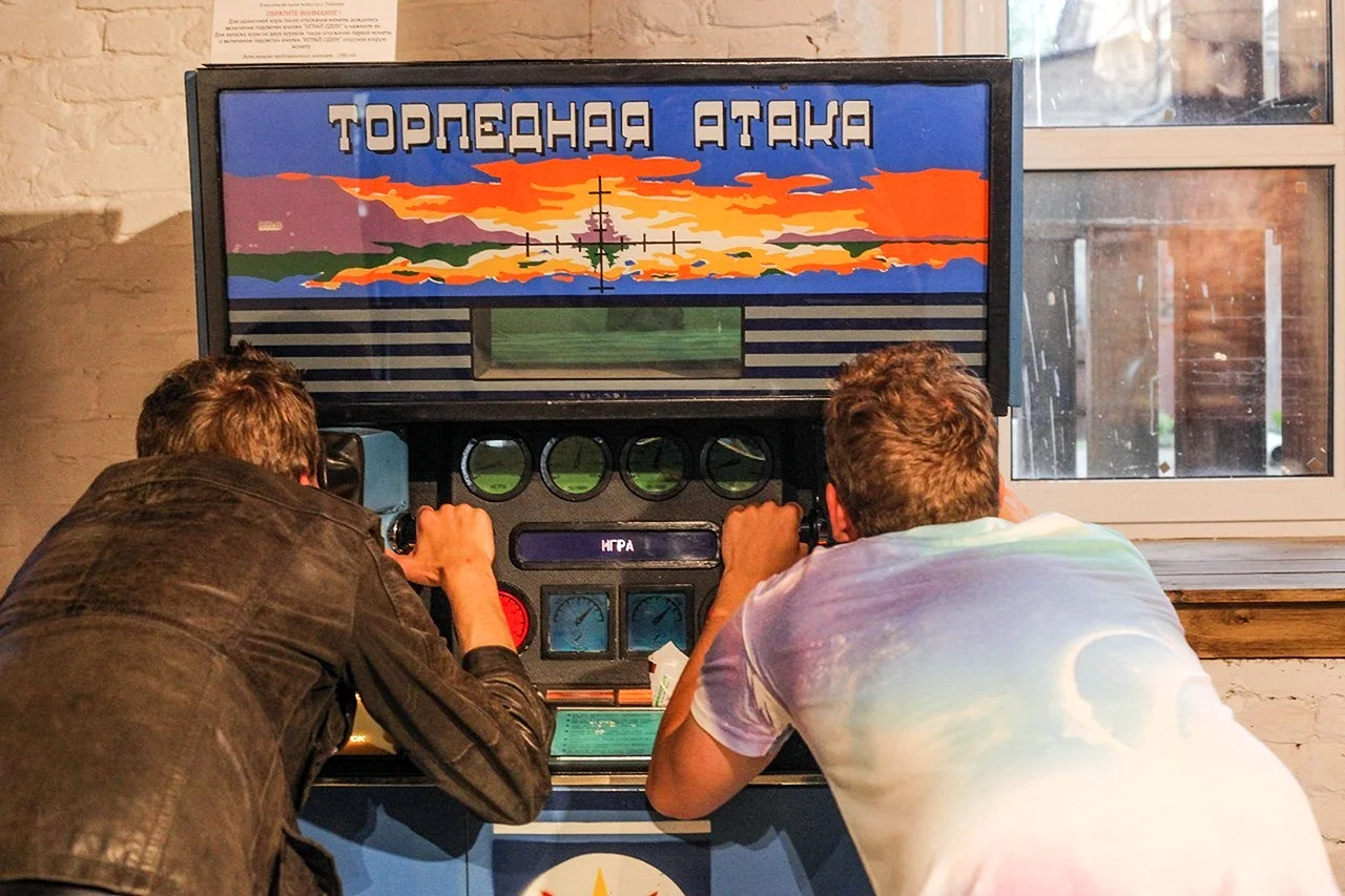 Музей советских игровых автоматов морской бой