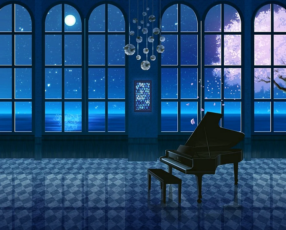 Музыкальная комната аниме