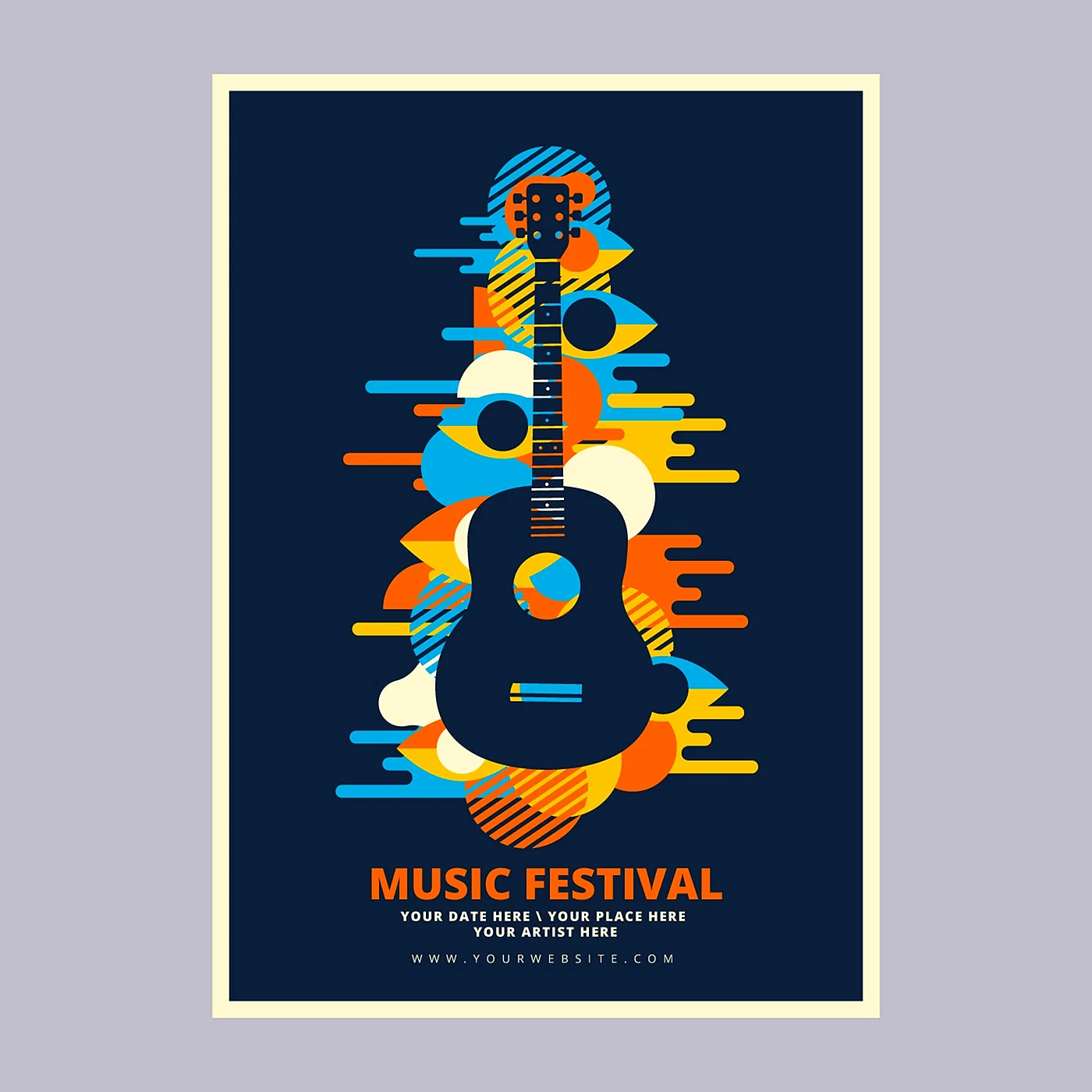Музыкальный фестиваль плакат