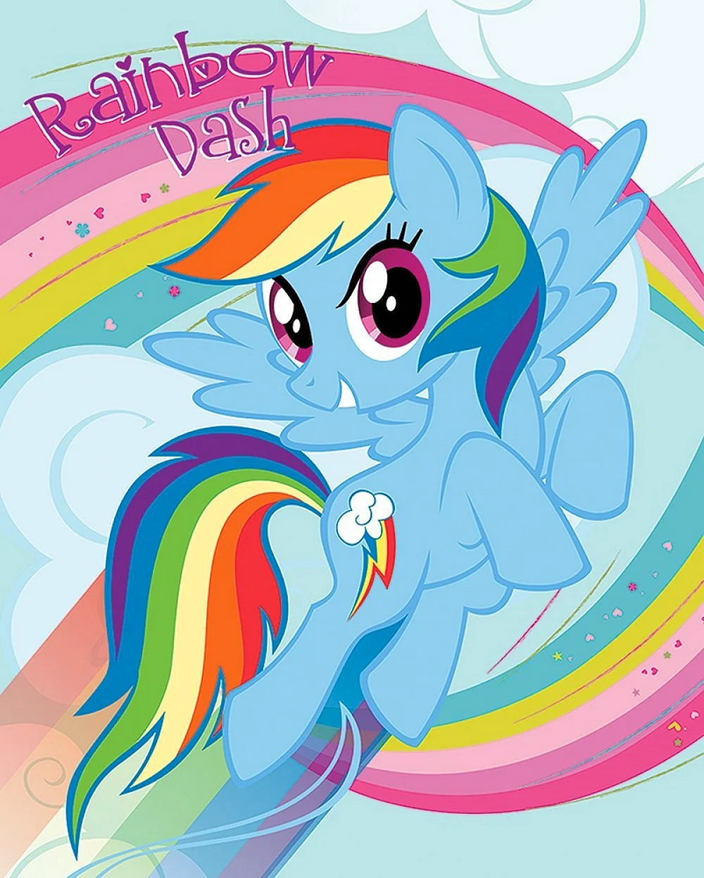 My little Pony Радуга Дэш плакат