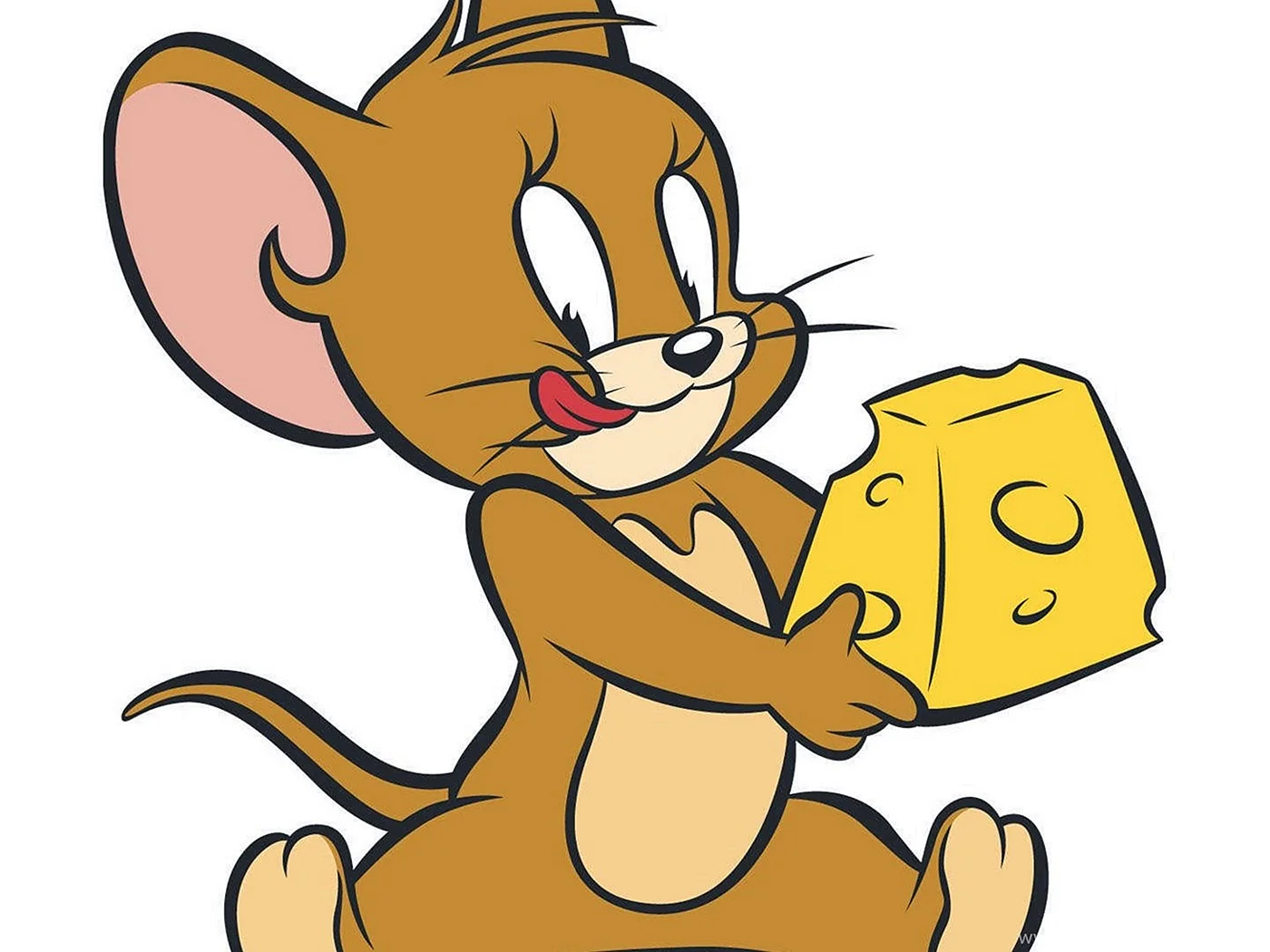 Мышонок Джерри с сыром
