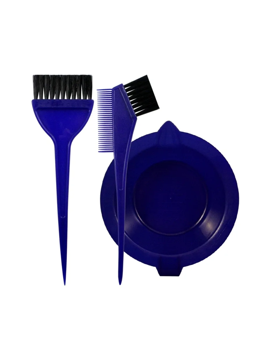 Набор для окраски волос Lei (ванночка+2кисти), цвет ассорти, 306006