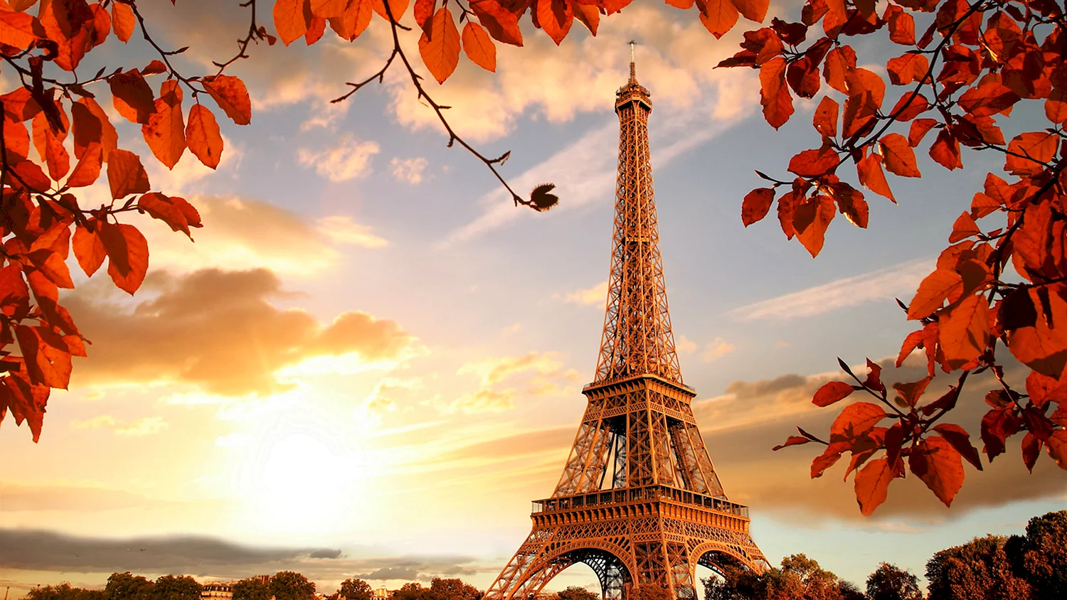 Набор осень в Париже