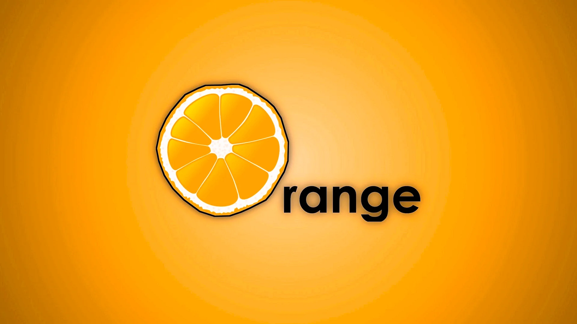 Надпись Orange
