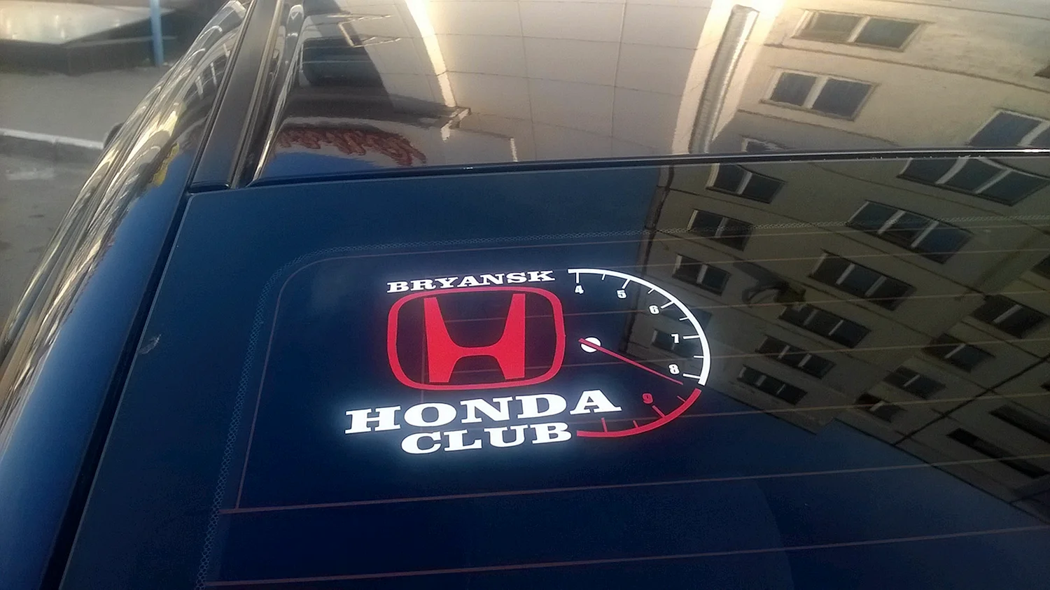 Наклейка Хонда Club