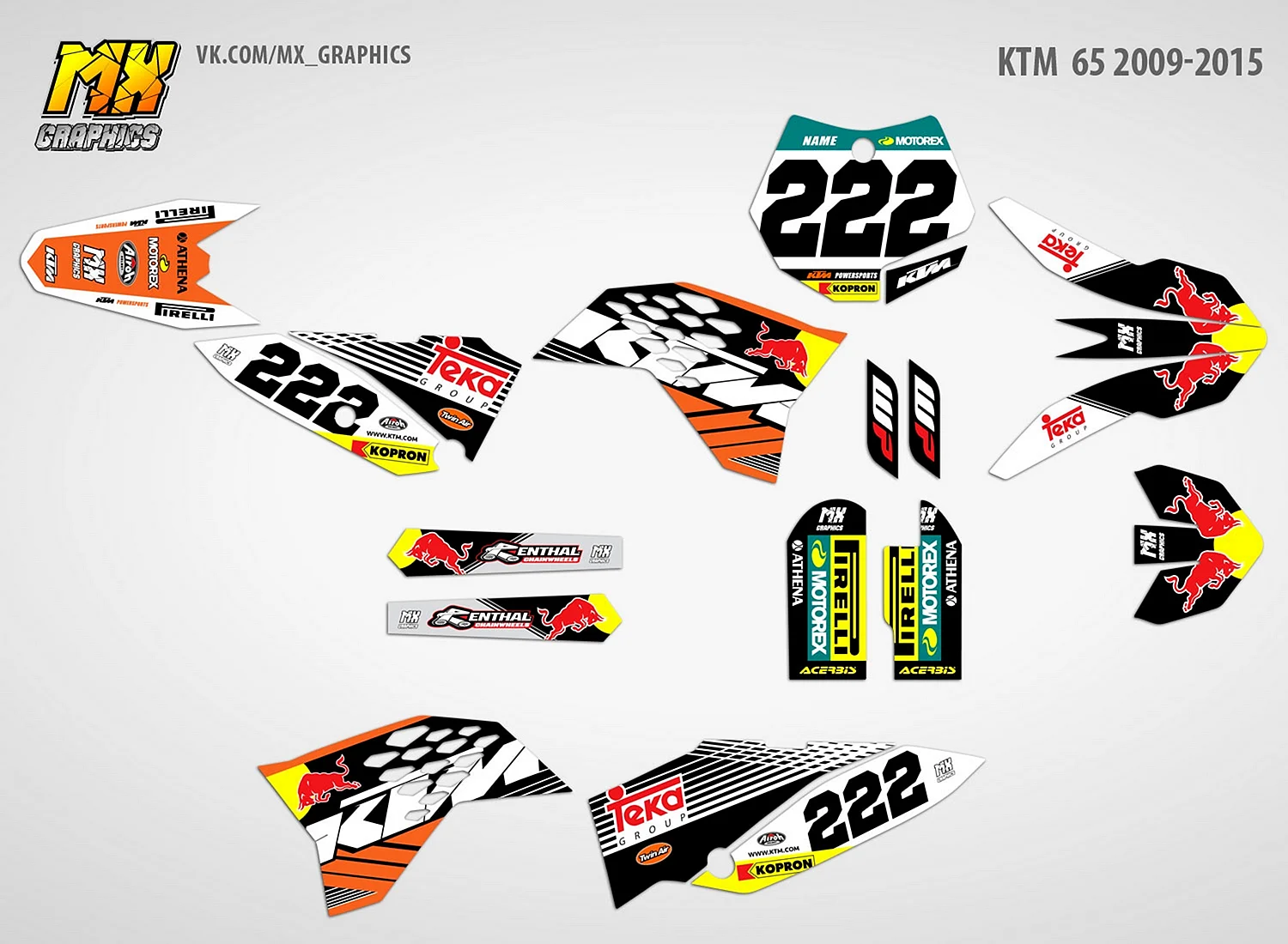 Наклейка KTM SX 2015