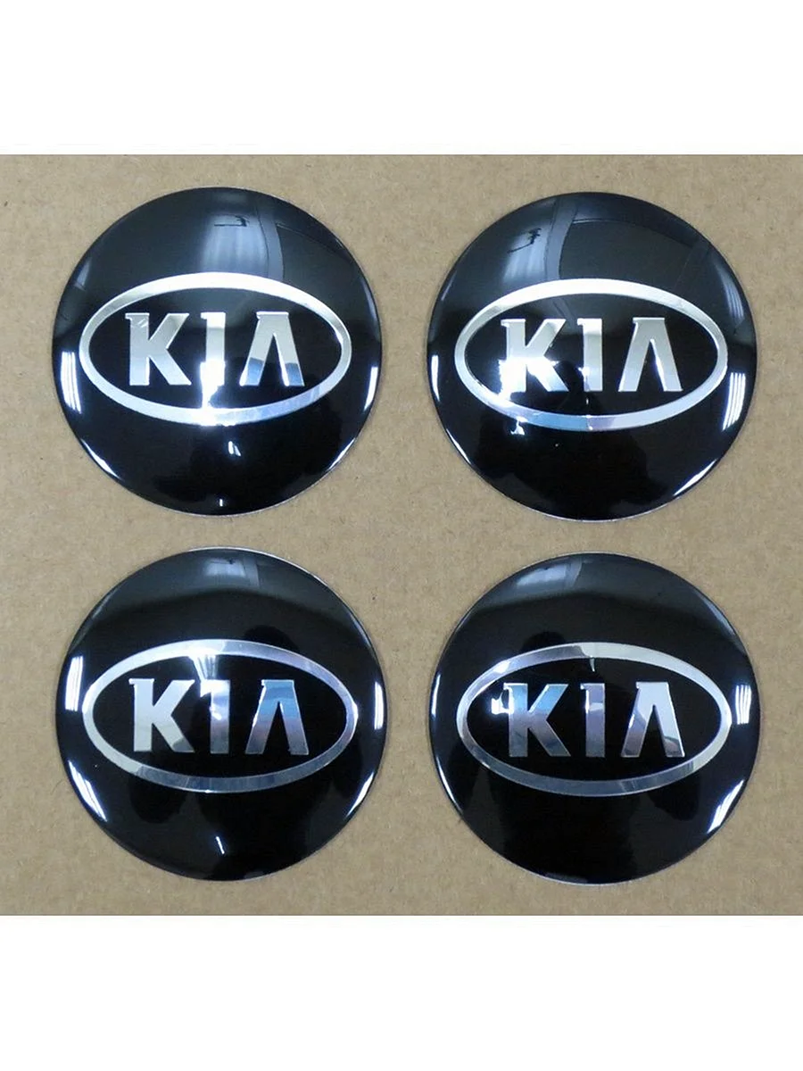 Наклейка на колпачки дисков Kia Rio