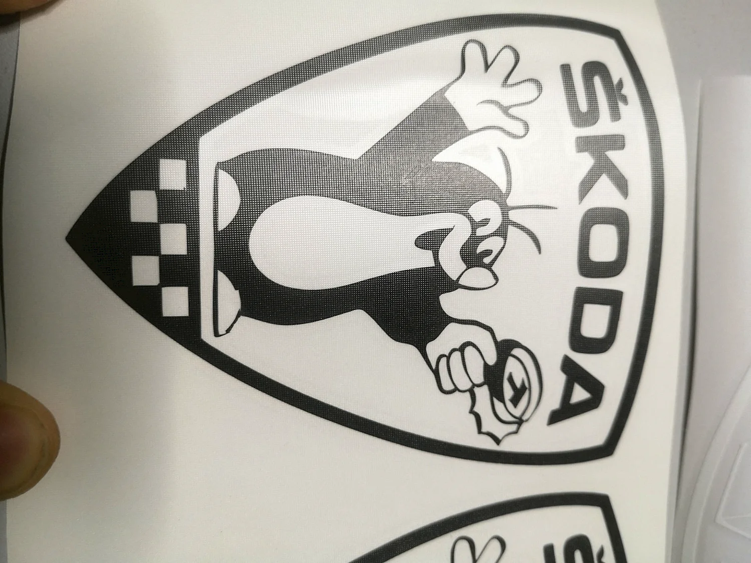 Наклейка Skoda