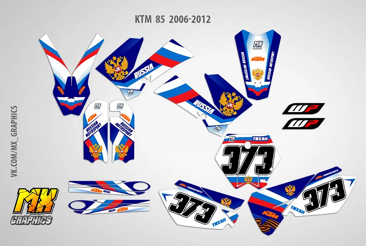 Наклейки KTM SX 85 2006
