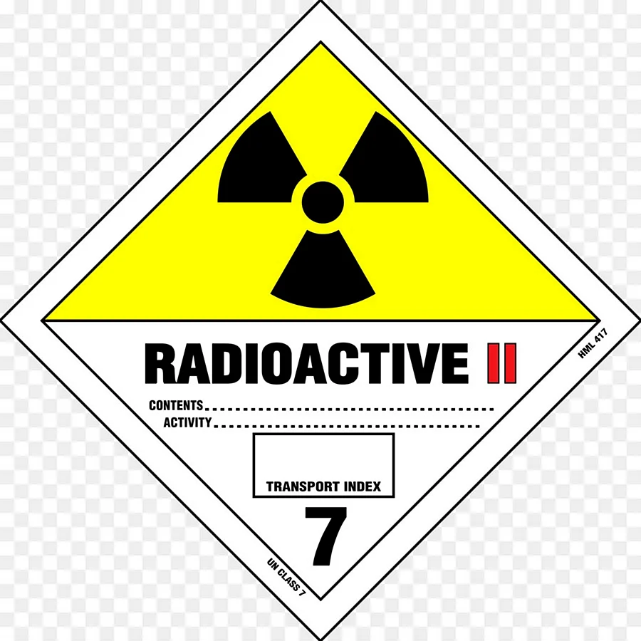 Наклейки радиоактивно