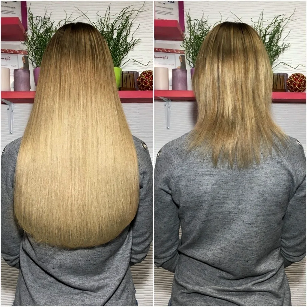 Наращивание волос 40 см