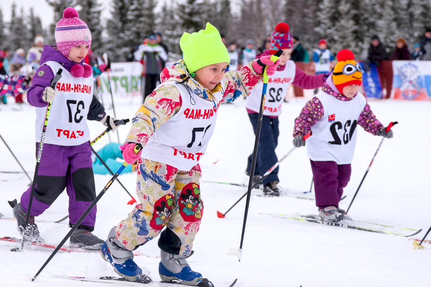 Нарьян-мар лыжные гонки Лыжня России