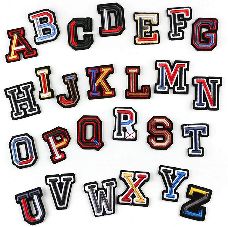Нашивки буквы
