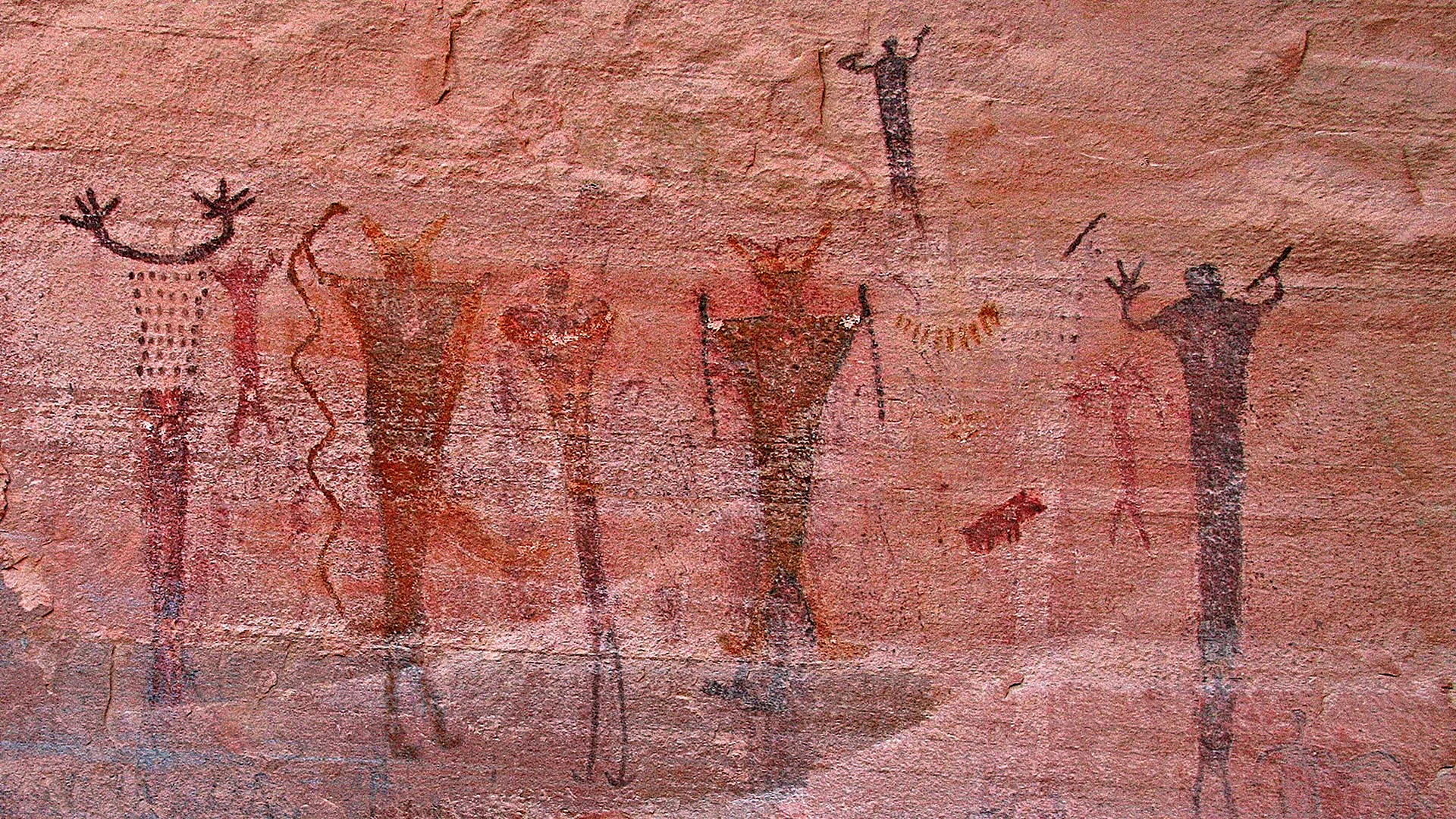 Наскальная живопись Египта