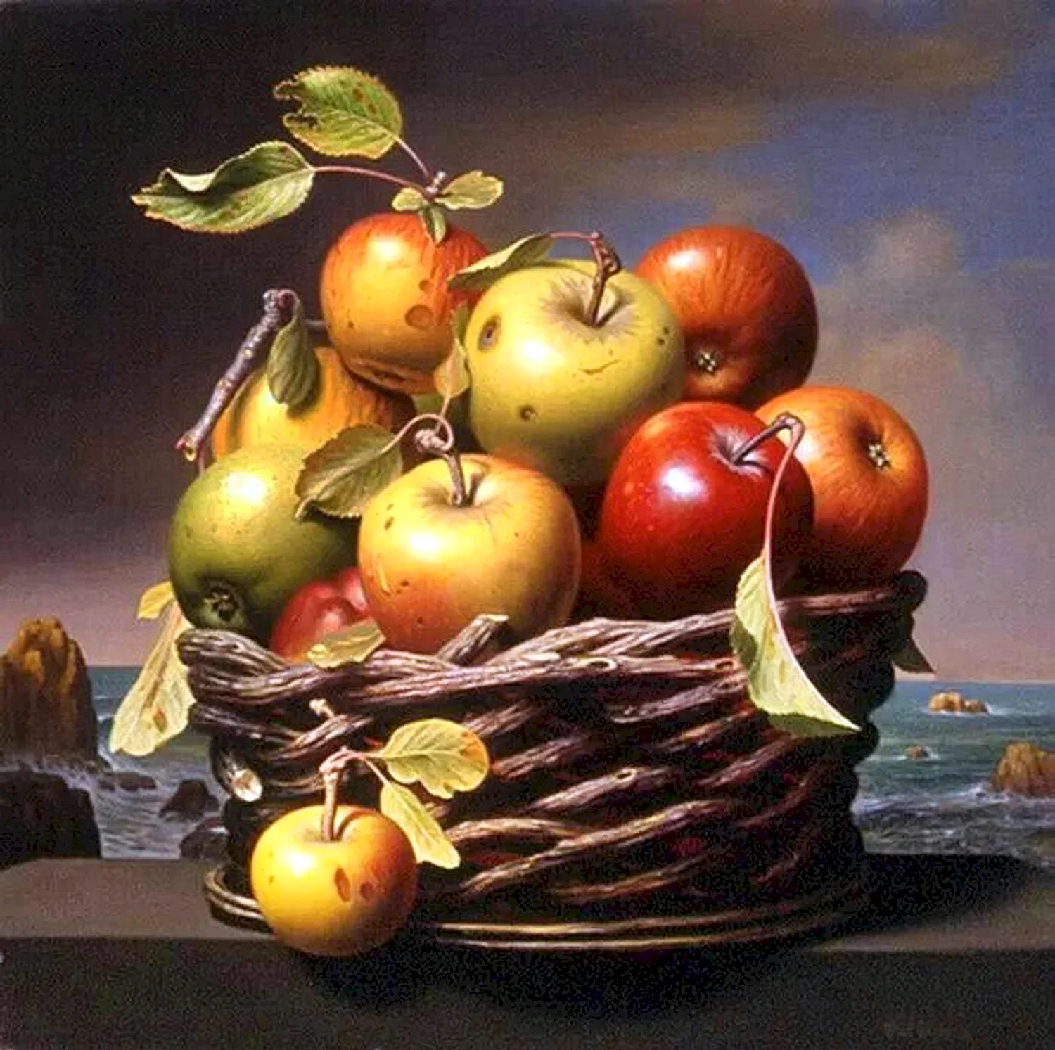 «Натюрморт яблоки и гранаты» (1871)