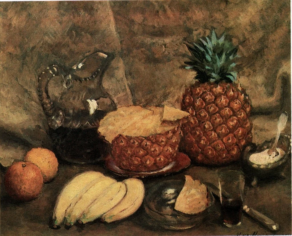 Натюрморт с ананасом 1908 Машков