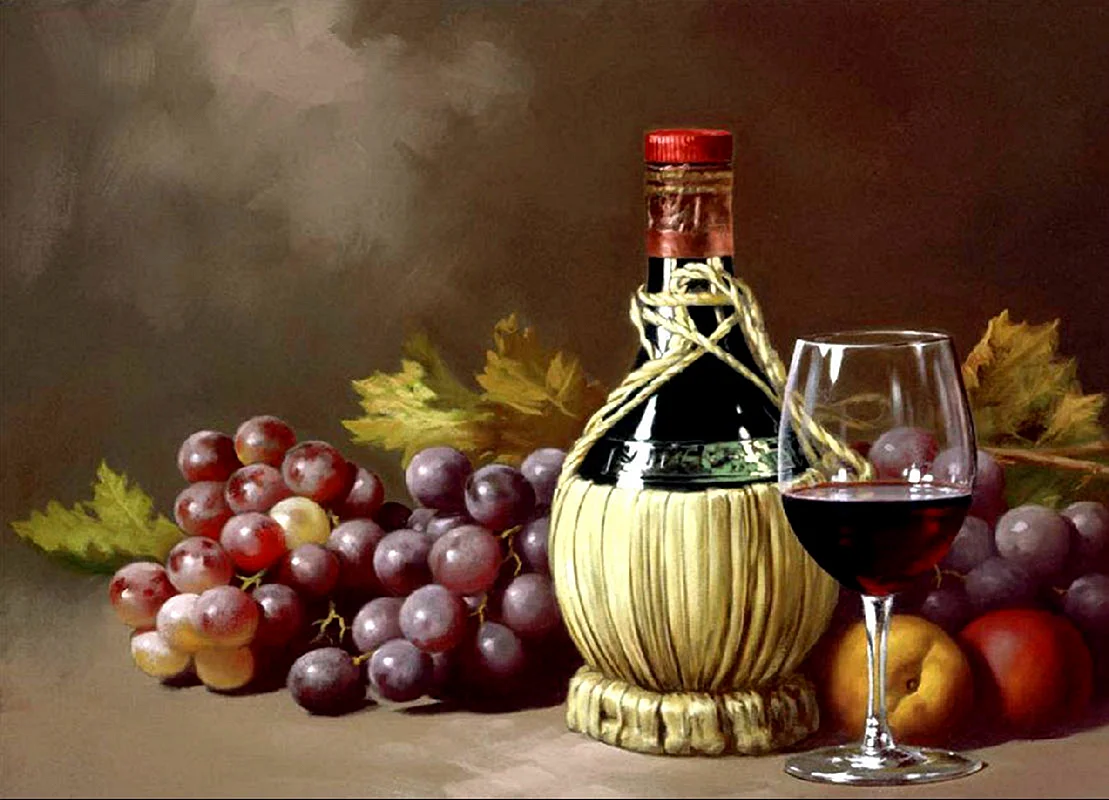 Натюрморт с вином
