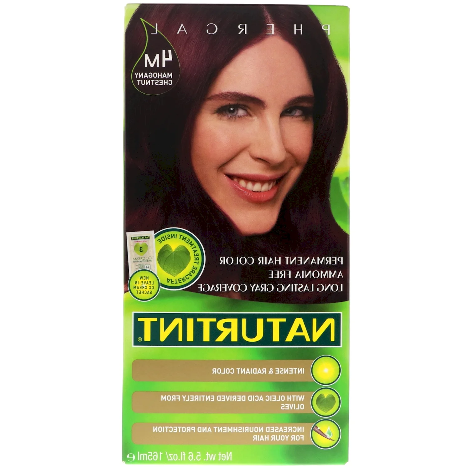 Naturtint, стойкая краска для волос, палитра