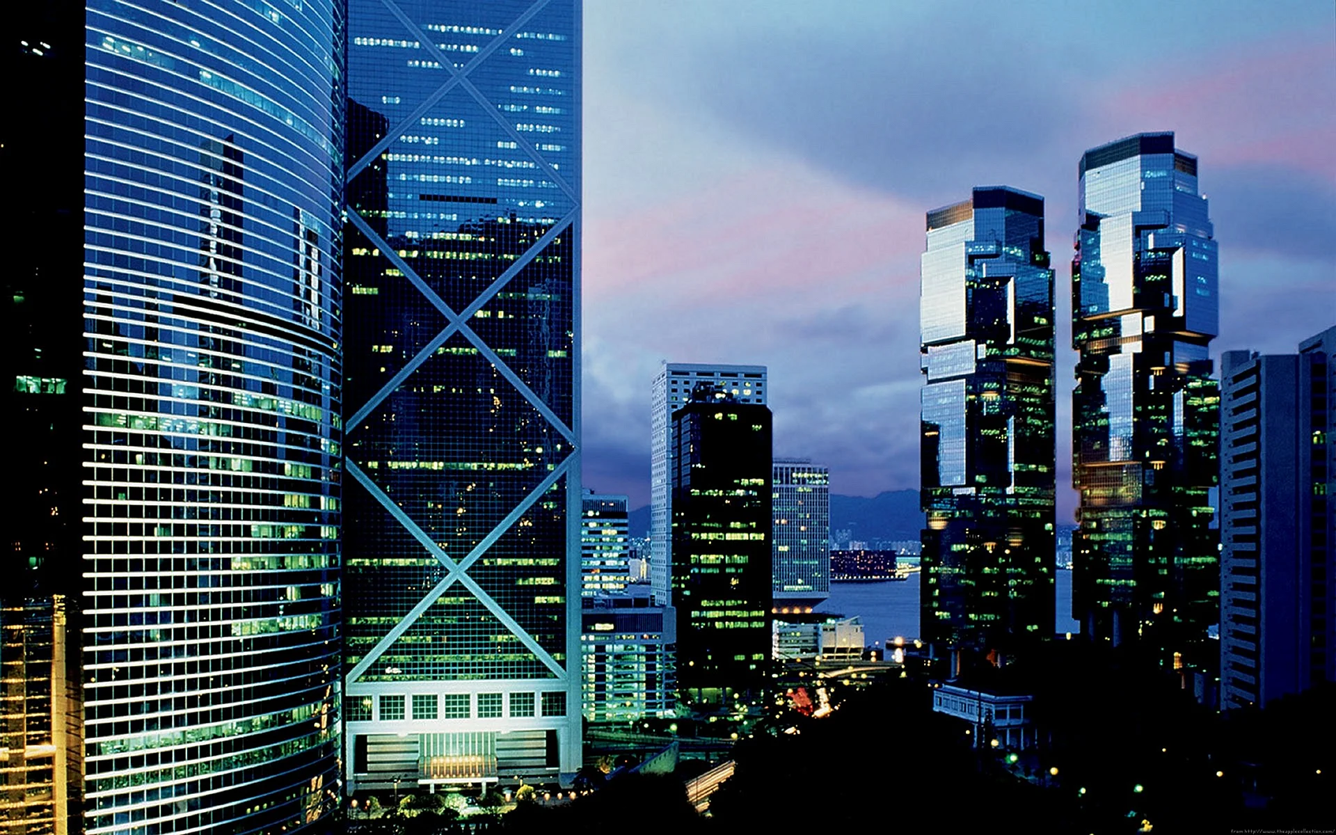 Небоскребы Гонконга 3d обои
