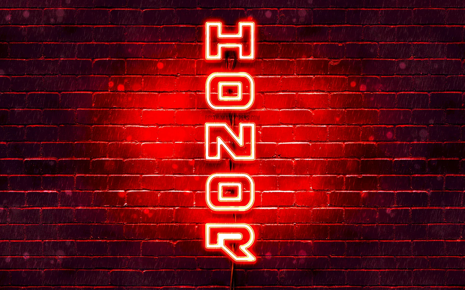 Неоновая надпись Honor