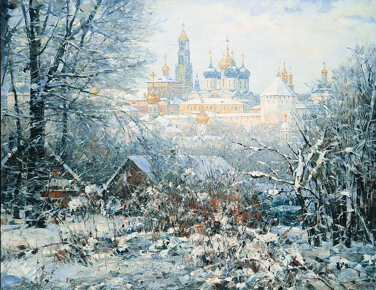 Нестеренко Василий Игоревич картины зима