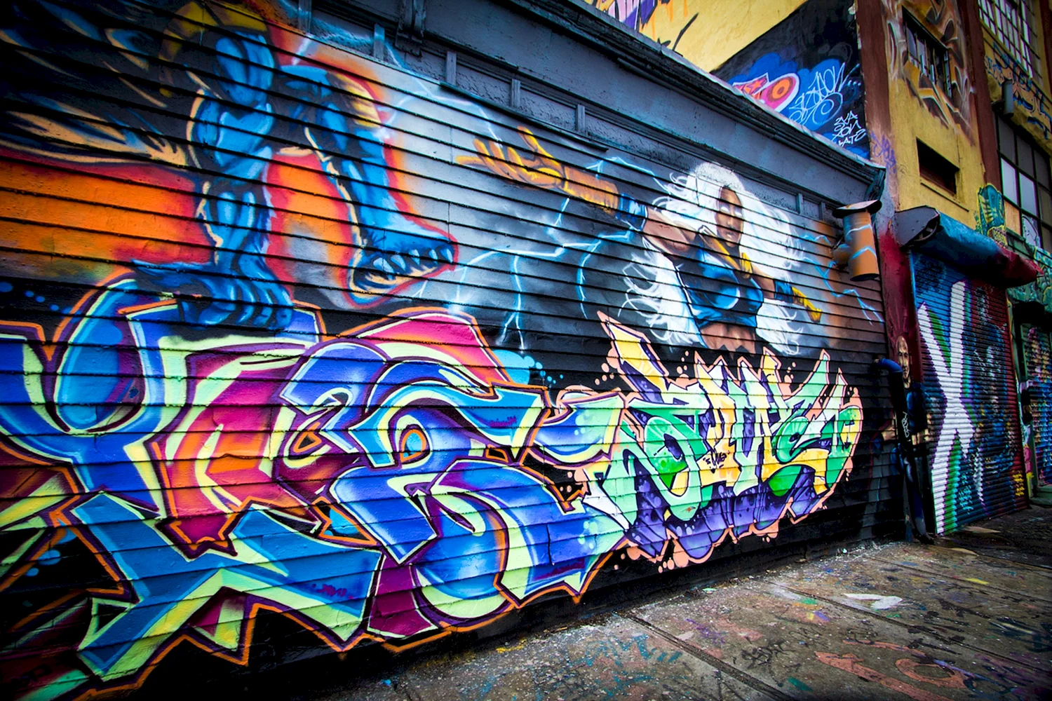 Нью-Йорк центр граффити