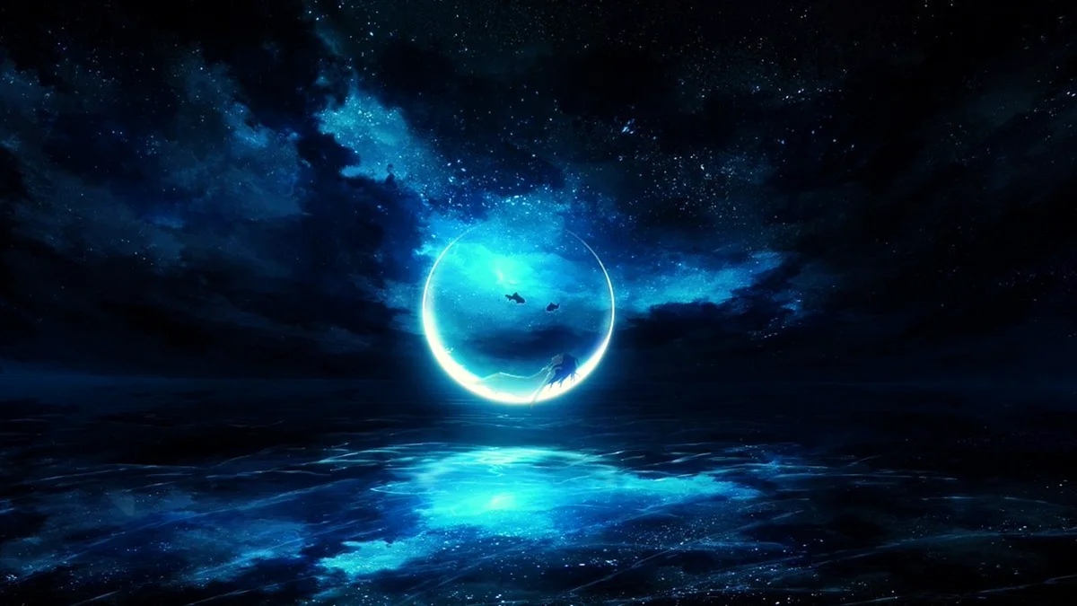 Ночь Луна фэнтези