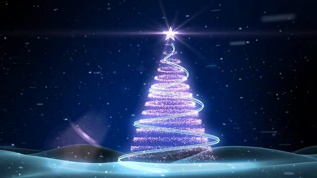 Новогодняя елка анимация