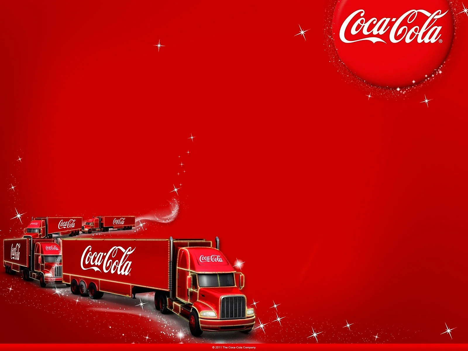 Новогодняя тема Кока кола