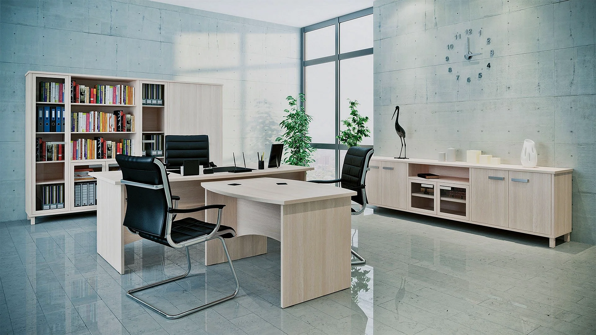 Офисная мебель в интерьере