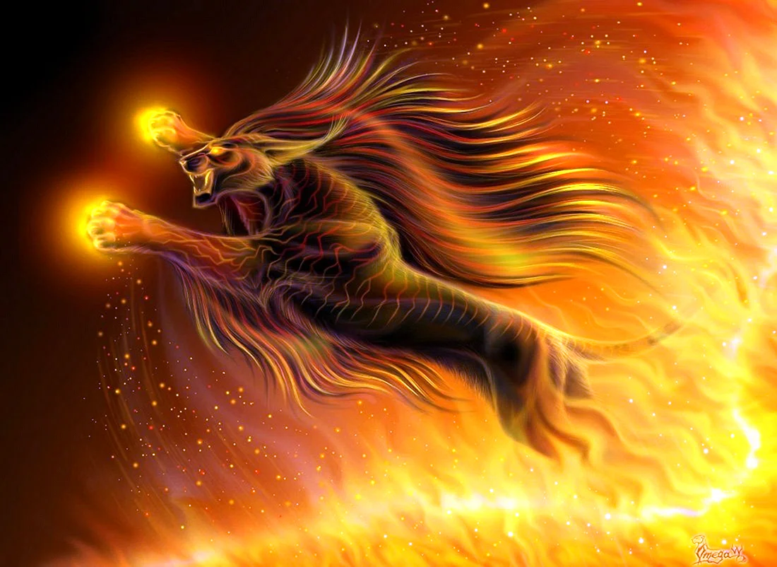 Огненная львица