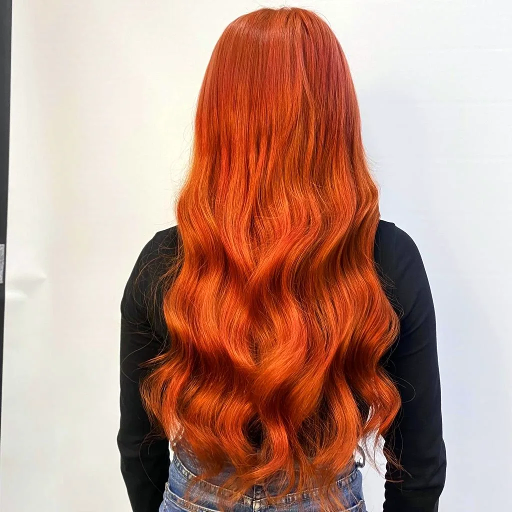 Огненно рыжий цвет волос краска