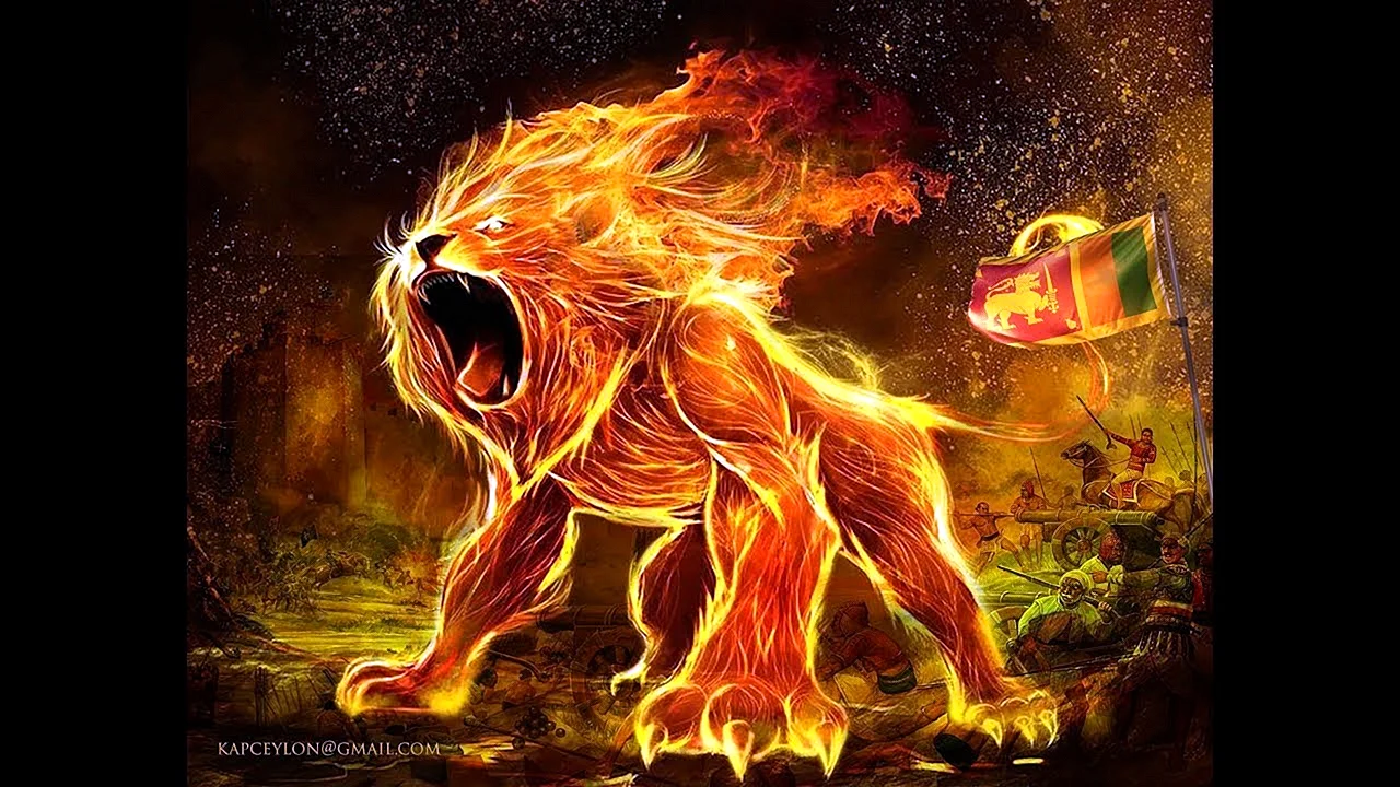 Огненный Лев орёл