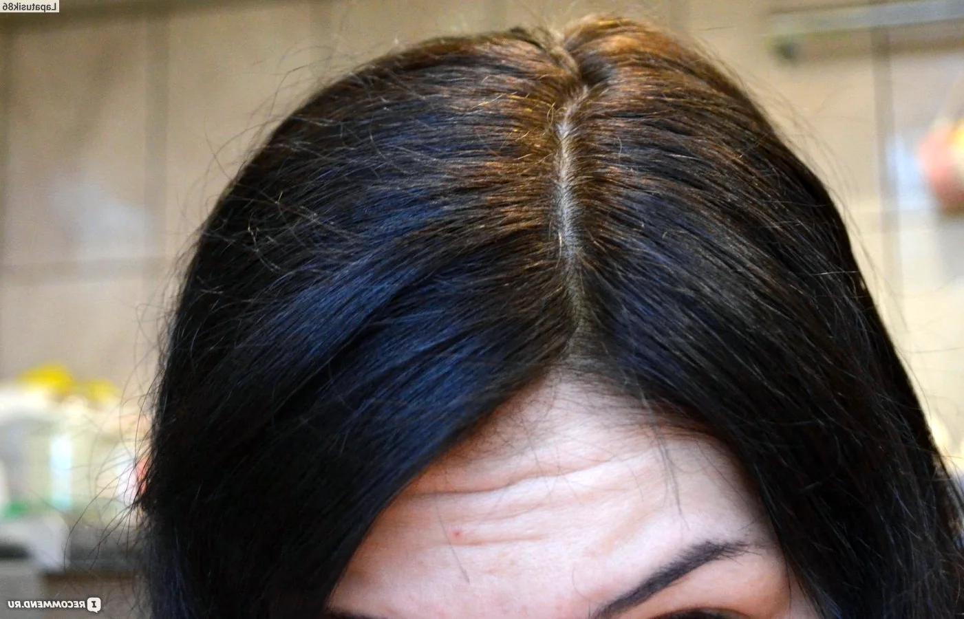 Окрашивание седых волос басмой