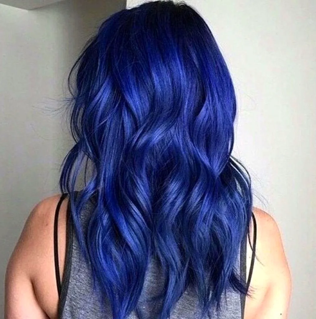 Окрашивание тоникой Midnight Blue